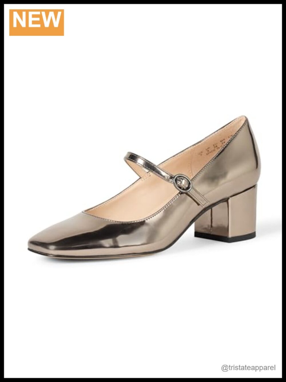 Women's Heeled Mary Jane Pumps Square Toe Block Heel Party Shoes